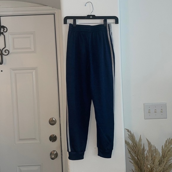 NWOT Adidas Blue and Silver Boy’s Joggers Size M(10/12) - Picture 3 of 4